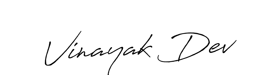 How to Draw Vinayak Dev signature style? Antro_Vectra_Bolder is a latest design signature styles for name Vinayak Dev. Vinayak Dev signature style 7 images and pictures png