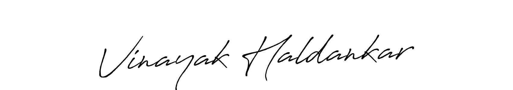 How to make Vinayak Haldankar signature? Antro_Vectra_Bolder is a professional autograph style. Create handwritten signature for Vinayak Haldankar name. Vinayak Haldankar signature style 7 images and pictures png