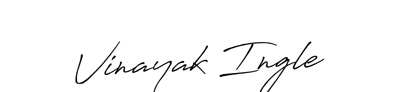 This is the best signature style for the Vinayak Ingle name. Also you like these signature font (Antro_Vectra_Bolder). Mix name signature. Vinayak Ingle signature style 7 images and pictures png