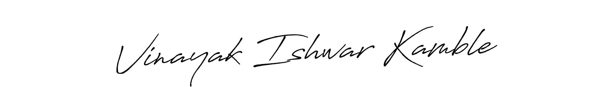 Also You can easily find your signature by using the search form. We will create Vinayak Ishwar Kamble name handwritten signature images for you free of cost using Antro_Vectra_Bolder sign style. Vinayak Ishwar Kamble signature style 7 images and pictures png