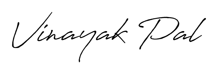 A classic penmanship look for Vinayak Pal. The Antro_Vectra_Bolder font brings timeless elegance and confidence to every signed document. Vinayak Pal signature style 7 images and pictures png