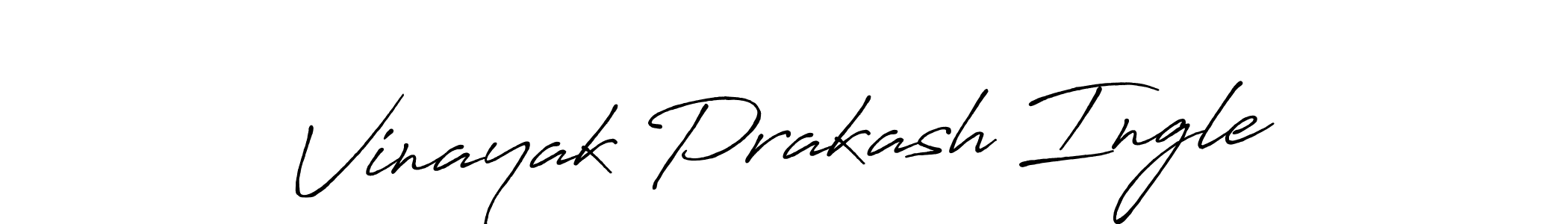 How to make Vinayak Prakash Ingle signature? Antro_Vectra_Bolder is a professional autograph style. Create handwritten signature for Vinayak Prakash Ingle name. Vinayak Prakash Ingle signature style 7 images and pictures png