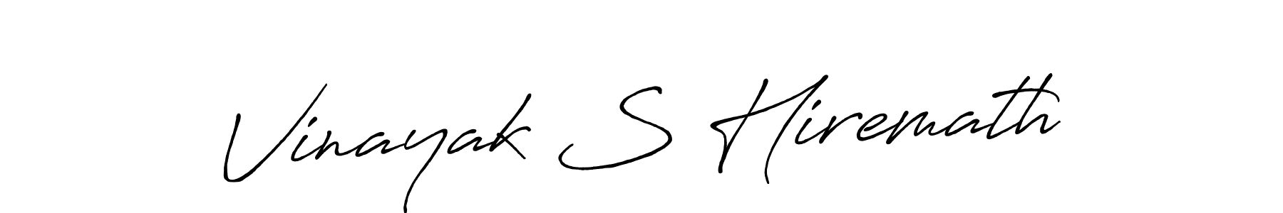 Make a beautiful signature design for name Vinayak S Hiremath. Use this online signature maker to create a handwritten signature for free. Vinayak S Hiremath signature style 7 images and pictures png