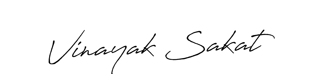 It looks lik you need a new signature style for name Vinayak Sakat. Design unique handwritten (Antro_Vectra_Bolder) signature with our free signature maker in just a few clicks. Vinayak Sakat signature style 7 images and pictures png