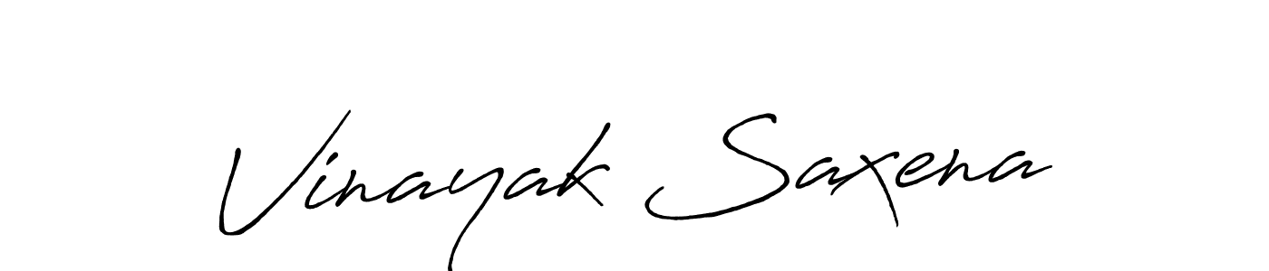 How to make Vinayak Saxena signature? Antro_Vectra_Bolder is a professional autograph style. Create handwritten signature for Vinayak Saxena name. Vinayak Saxena signature style 7 images and pictures png