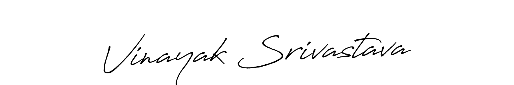 You should practise on your own different ways (Antro_Vectra_Bolder) to write your name (Vinayak Srivastava) in signature. don't let someone else do it for you. Vinayak Srivastava signature style 7 images and pictures png