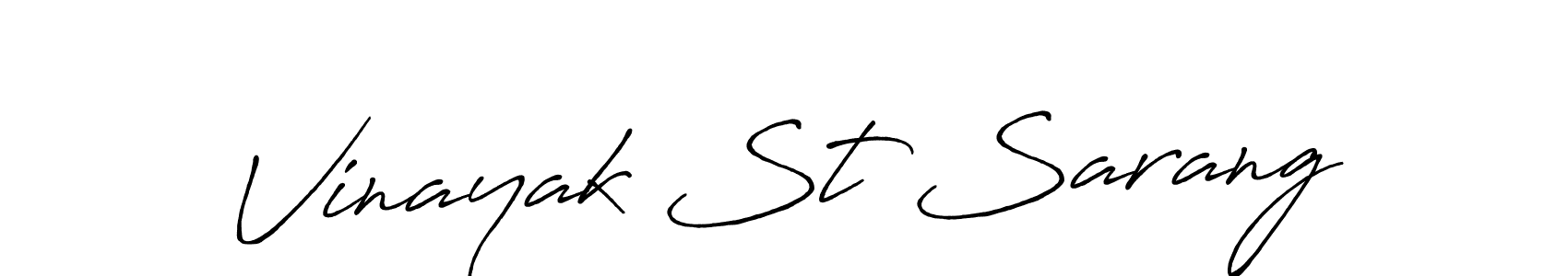 How to Draw Vinayak St Sarang signature style? Antro_Vectra_Bolder is a latest design signature styles for name Vinayak St Sarang. Vinayak St Sarang signature style 7 images and pictures png