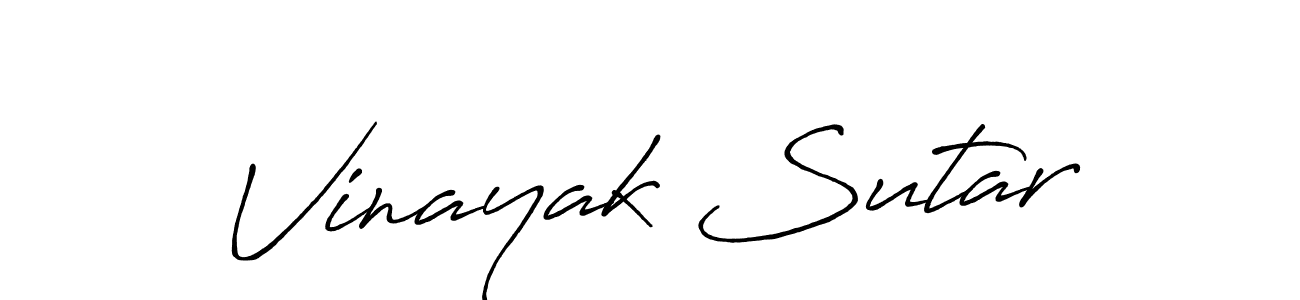 Make a beautiful signature design for name Vinayak Sutar. Use this online signature maker to create a handwritten signature for free. Vinayak Sutar signature style 7 images and pictures png