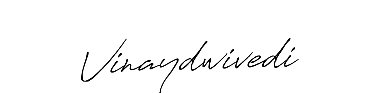 Also we have Vinaydwivedi name is the best signature style. Create professional handwritten signature collection using Antro_Vectra_Bolder autograph style. Vinaydwivedi signature style 7 images and pictures png