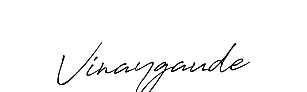 How to make Vinaygaude signature? Antro_Vectra_Bolder is a professional autograph style. Create handwritten signature for Vinaygaude name. Vinaygaude signature style 7 images and pictures png