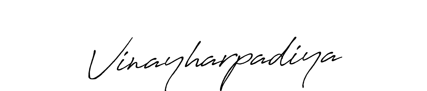 It looks lik you need a new signature style for name Vinayharpadiya. Design unique handwritten (Antro_Vectra_Bolder) signature with our free signature maker in just a few clicks. Vinayharpadiya signature style 7 images and pictures png