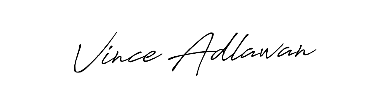 Here are the top 10 professional signature styles for the name Vince Adlawan. These are the best autograph styles you can use for your name. Vince Adlawan signature style 7 images and pictures png