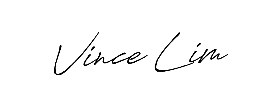 The best way (Antro_Vectra_Bolder) to make a short signature is to pick only two or three words in your name. The name Vince Lim include a total of six letters. For converting this name. Vince Lim signature style 7 images and pictures png