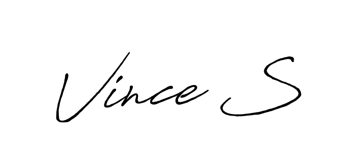 Once you've used our free online signature maker to create your best signature Antro_Vectra_Bolder style, it's time to enjoy all of the benefits that Vince S name signing documents. Vince S signature style 7 images and pictures png