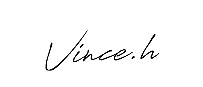 Antro_Vectra_Bolder is a professional signature style that is perfect for those who want to add a touch of class to their signature. It is also a great choice for those who want to make their signature more unique. Get Vince.h name to fancy signature for free. Vince.h signature style 7 images and pictures png