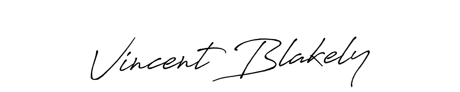 Use a signature maker to create a handwritten signature online. With this signature software, you can design (Antro_Vectra_Bolder) your own signature for name Vincent Blakely. Vincent Blakely signature style 7 images and pictures png