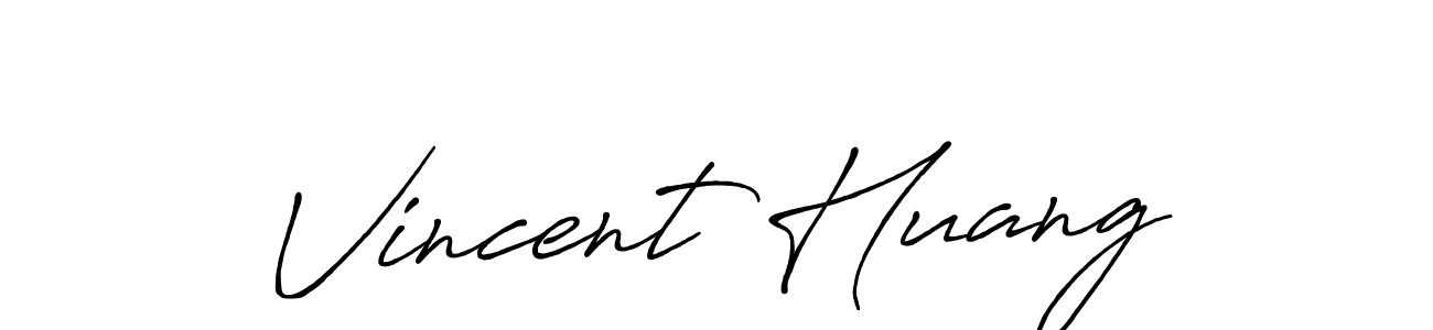 Also we have Vincent Huang name is the best signature style. Create professional handwritten signature collection using Antro_Vectra_Bolder autograph style. Vincent Huang signature style 7 images and pictures png