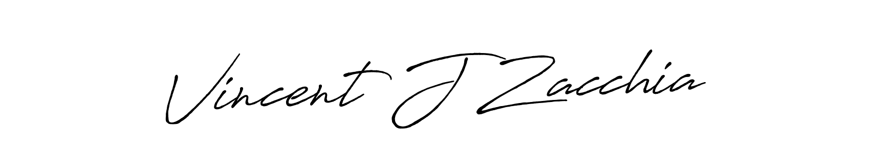 Make a beautiful signature design for name Vincent J Zacchia. Use this online signature maker to create a handwritten signature for free. Vincent J Zacchia signature style 7 images and pictures png