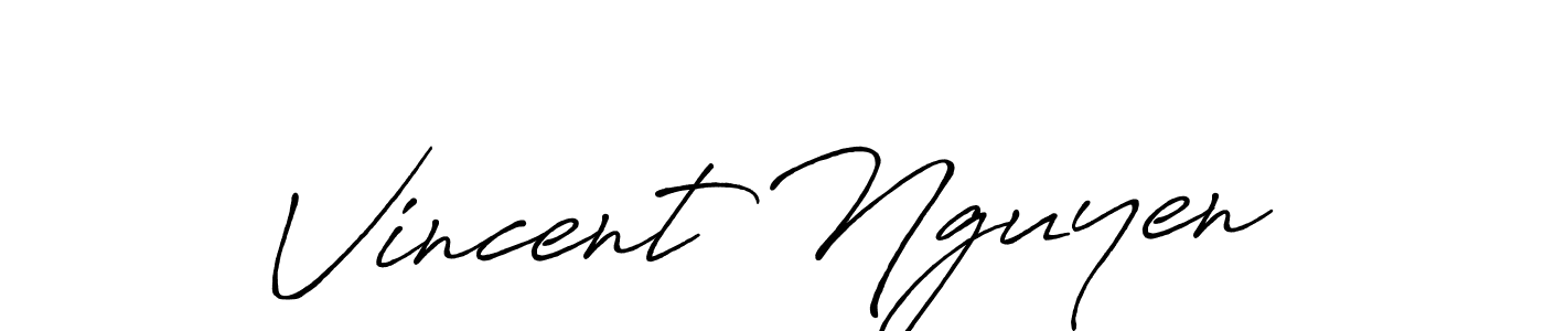 It looks lik you need a new signature style for name Vincent Nguyen. Design unique handwritten (Antro_Vectra_Bolder) signature with our free signature maker in just a few clicks. Vincent Nguyen signature style 7 images and pictures png