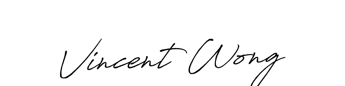 Also You can easily find your signature by using the search form. We will create Vincent Wong name handwritten signature images for you free of cost using Antro_Vectra_Bolder sign style. Vincent Wong signature style 7 images and pictures png