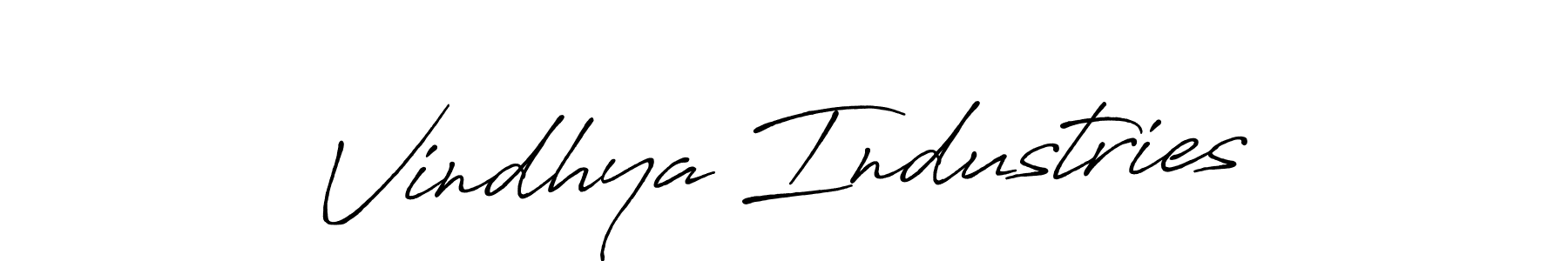 The best way (Antro_Vectra_Bolder) to make a short signature is to pick only two or three words in your name. The name Vindhya Industries include a total of six letters. For converting this name. Vindhya Industries signature style 7 images and pictures png