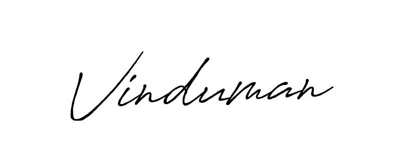 Once you've used our free online signature maker to create your best signature Antro_Vectra_Bolder style, it's time to enjoy all of the benefits that Vinduman name signing documents. Vinduman signature style 7 images and pictures png