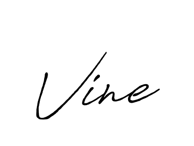 Also we have Vine name is the best signature style. Create professional handwritten signature collection using Antro_Vectra_Bolder autograph style. Vine signature style 7 images and pictures png