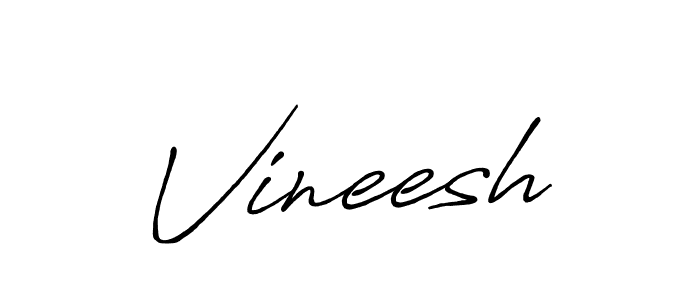 It looks lik you need a new signature style for name Vineesh. Design unique handwritten (Antro_Vectra_Bolder) signature with our free signature maker in just a few clicks. Vineesh signature style 7 images and pictures png