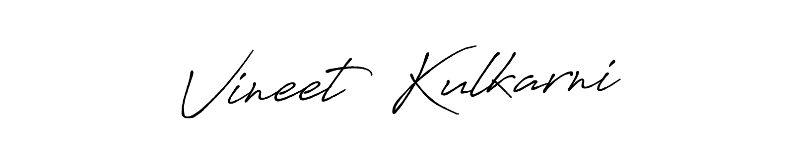 How to make Vineet  Kulkarni signature? Antro_Vectra_Bolder is a professional autograph style. Create handwritten signature for Vineet  Kulkarni name. Vineet  Kulkarni signature style 7 images and pictures png