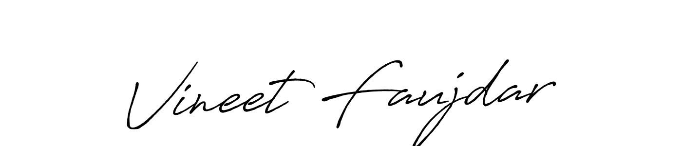 Antro_Vectra_Bolder is a professional signature style that is perfect for those who want to add a touch of class to their signature. It is also a great choice for those who want to make their signature more unique. Get Vineet Faujdar name to fancy signature for free. Vineet Faujdar signature style 7 images and pictures png