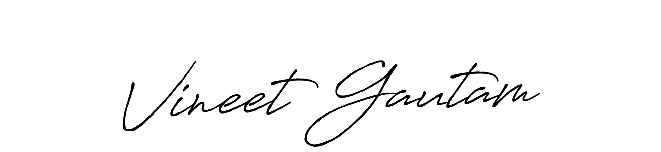 How to Draw Vineet Gautam signature style? Antro_Vectra_Bolder is a latest design signature styles for name Vineet Gautam. Vineet Gautam signature style 7 images and pictures png