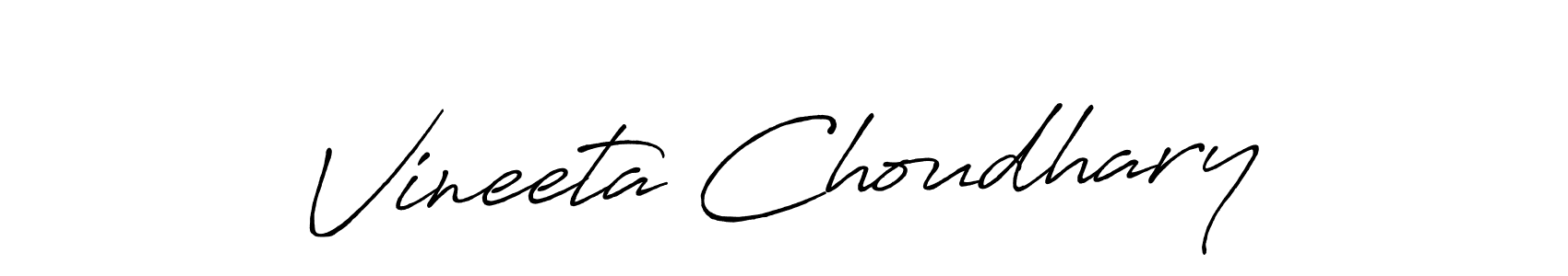 Make a beautiful signature design for name Vineeta Choudhary. Use this online signature maker to create a handwritten signature for free. Vineeta Choudhary signature style 7 images and pictures png