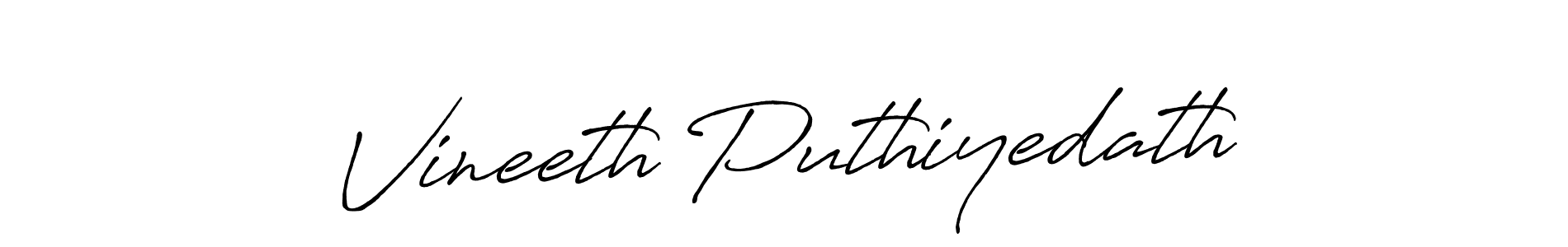 Make a beautiful signature design for name Vineeth Puthiyedath. Use this online signature maker to create a handwritten signature for free. Vineeth Puthiyedath signature style 7 images and pictures png