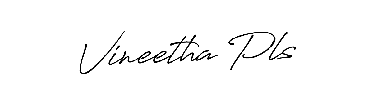 Vineetha Pls stylish signature style. Best Handwritten Sign (Antro_Vectra_Bolder) for my name. Handwritten Signature Collection Ideas for my name Vineetha Pls. Vineetha Pls signature style 7 images and pictures png