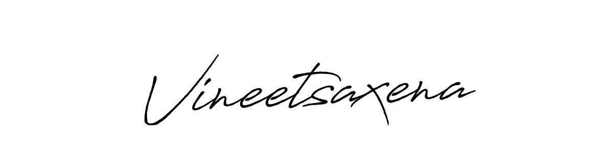 Design your own signature with our free online signature maker. With this signature software, you can create a handwritten (Antro_Vectra_Bolder) signature for name Vineetsaxena. Vineetsaxena signature style 7 images and pictures png