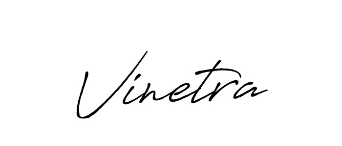 Use a signature maker to create a handwritten signature online. With this signature software, you can design (Antro_Vectra_Bolder) your own signature for name Vinetra. Vinetra signature style 7 images and pictures png
