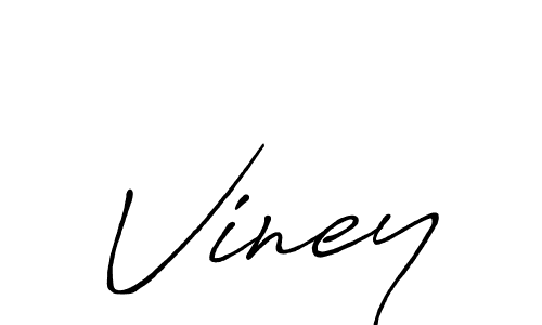 Use a signature maker to create a handwritten signature online. With this signature software, you can design (Antro_Vectra_Bolder) your own signature for name Viney. Viney signature style 7 images and pictures png