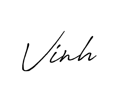 Make a beautiful signature design for name Vinh. Use this online signature maker to create a handwritten signature for free. Vinh signature style 7 images and pictures png