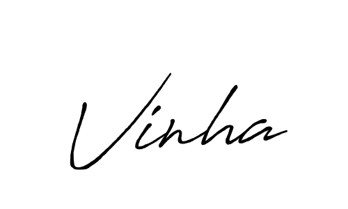 It looks lik you need a new signature style for name Vinha. Design unique handwritten (Antro_Vectra_Bolder) signature with our free signature maker in just a few clicks. Vinha signature style 7 images and pictures png