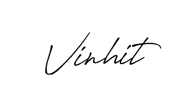 Best and Professional Signature Style for Vinhit. Antro_Vectra_Bolder Best Signature Style Collection. Vinhit signature style 7 images and pictures png