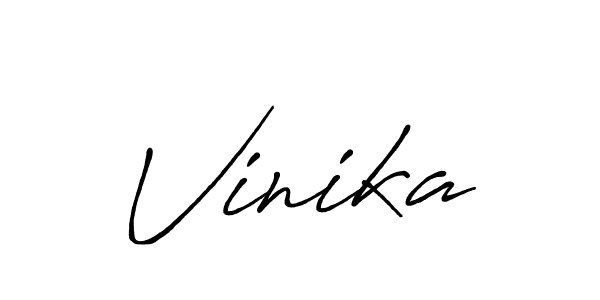 You should practise on your own different ways (Antro_Vectra_Bolder) to write your name (Vinika) in signature. don't let someone else do it for you. Vinika signature style 7 images and pictures png