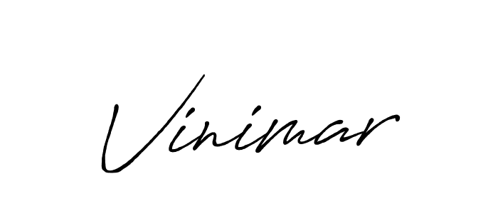 Once you've used our free online signature maker to create your best signature Antro_Vectra_Bolder style, it's time to enjoy all of the benefits that Vinimar name signing documents. Vinimar signature style 7 images and pictures png