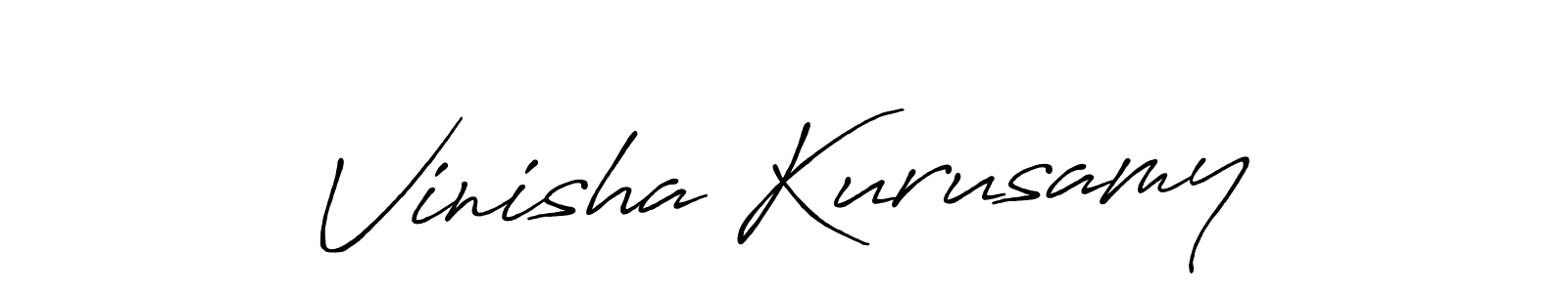 This is the best signature style for the Vinisha Kurusamy name. Also you like these signature font (Antro_Vectra_Bolder). Mix name signature. Vinisha Kurusamy signature style 7 images and pictures png