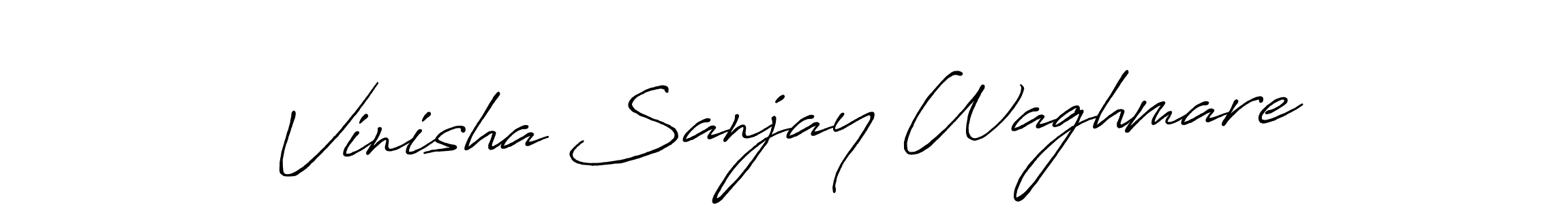 You can use this online signature creator to create a handwritten signature for the name Vinisha Sanjay Waghmare. This is the best online autograph maker. Vinisha Sanjay Waghmare signature style 7 images and pictures png