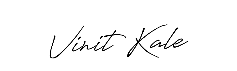 It looks lik you need a new signature style for name Vinit Kale. Design unique handwritten (Antro_Vectra_Bolder) signature with our free signature maker in just a few clicks. Vinit Kale signature style 7 images and pictures png