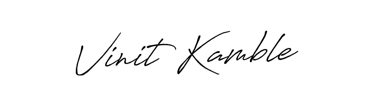 Here are the top 10 professional signature styles for the name Vinit Kamble. These are the best autograph styles you can use for your name. Vinit Kamble signature style 7 images and pictures png