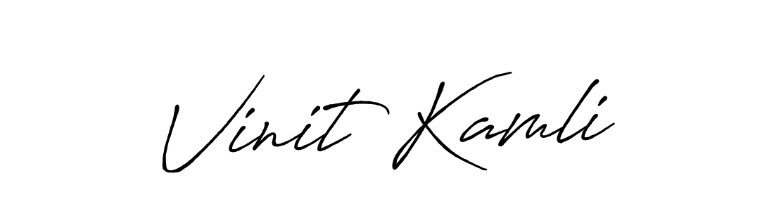 See photos of Vinit Kamli official signature by Spectra . Check more albums & portfolios. Read reviews & check more about Antro_Vectra_Bolder font. Vinit Kamli signature style 7 images and pictures png