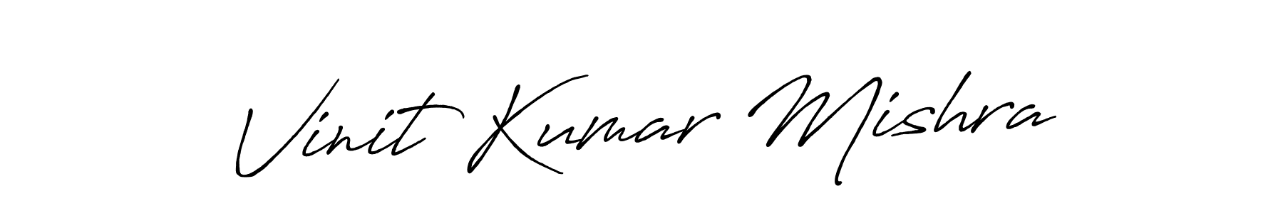 Also You can easily find your signature by using the search form. We will create Vinit Kumar Mishra name handwritten signature images for you free of cost using Antro_Vectra_Bolder sign style. Vinit Kumar Mishra signature style 7 images and pictures png