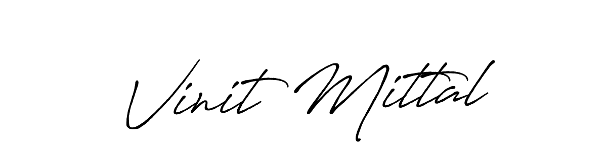 Once you've used our free online signature maker to create your best signature Antro_Vectra_Bolder style, it's time to enjoy all of the benefits that Vinit Mittal name signing documents. Vinit Mittal signature style 7 images and pictures png