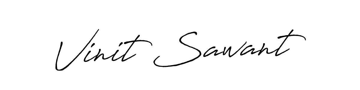 It looks lik you need a new signature style for name Vinit Sawant. Design unique handwritten (Antro_Vectra_Bolder) signature with our free signature maker in just a few clicks. Vinit Sawant signature style 7 images and pictures png